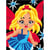 LUC - Kit canevas enfant Fée 20x25cm