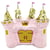 Pinata Château de Princesse - Rose/Or