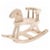 Cheval a bascule miniature en bois a peindre - Rico Design - Marron