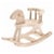 Cheval a bascule miniature en bois a peindre - Rico Design - Marron
