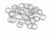 100 anneaux de jonction métal argenté 4 mm ACIER INOXYDABLE 304 - ouverts connecteurs -  bijoux