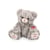 Peluche Mae l ours gris prestige - 24 CM