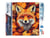 Diamond Painting Broderie Diamant Figured’Art 40x50cm toile entière roulée avec diamants carrés - Renard dans les feuilles d'Automne