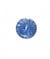 Carte de 6 boutons Bleu transparent 14mm - Distrifil Bleu