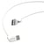 Greene Câble USB-C vers USB 2.0 avec Embout Rotatif Charge et Synchronisation 1,2m Blanc