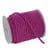 4 mètres de cordon, cordelette unie tressée décoration, scrapbooking couture 4 mm FUSCHIA