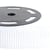 Bobine 10m élastique monte jupe coton 70mm blanc