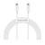 Baseus Câble de Charge et Transfert USB-C-USB-C 100W 2m Blanc