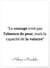 Affiche Mandela 'Le courage...' | A3 : 29,7x42cm