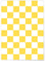 Affiche Damier Jaune | A3 : 29,7x42cm
