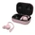 Ecouteurs Bluetooth Sport Étanches Avec Réduction De Bruit Et Basses Puissantes Rose YONIS