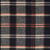 Tissu Tartan Ecossais Loch Ness touché laine léger Noir - Au mètre