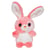 Peluche - Lapin cloudy 15 cm - corail