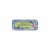 Lot de 3 écussons thermocollants sport fluo star 2,5x7cm