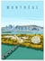 Affiche ville Montréal | A3 : 29,7x42cm