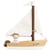 Voilier Et Son Capitaine en bois - Le Toy Van - Beige