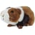 Peluche cochon d'inde blanc brun et noir 18 cm - living nature