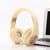Casque Audio Bluetooth 4.2 Or Super Basse Avec Contrôle Complet Et Lecture Musique Or YONIS