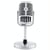 Microphone Classique Argent 3.5mm Câble 2.2m Hauteur 15cm Réponse 30-16000Hz YONIS