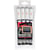Lot de 4 marqueurs craies Uni Chalk pointe conique coloris blanc