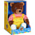 Petit Ours Brun – Peluche Musicale Qui Parle Conteur d'Histoires - 28 cm – Marron Jaune Rouge