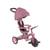 Trike explorer V2 4 en 1 eco-logic framboise