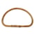Anse de sac arrondi en bambou - 20 x 13 cm