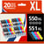 123CONSOMMABLES - PGI550/CLI551 XL - Cartouches Encre Compatible avec Canon 550 551 pour Pixma MX925 iP7200 iP7250 MG5650 MG7550 MG6350 MG6650 MX725 MX920 (8 Noir / 4 Cyan / 4 Magenta / 4 Jaune) - 123CONSOMMABLES