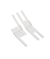 Cales compensation épaisseur pour Bernina L850 / L860 / L890 Blanc