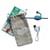 Pack essentiel : Lizia bleu + câble + pochette lin