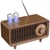 Enceinte Bluetooth Rétro Portable Son Stéréo Qualité Pro Autonomie 6h Support FM Marron YONIS