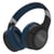 Casque Audio Bluetooth Pliable Avec Écran LCD Et Réduction De Bruit Noir + Bleu YONIS