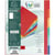 Intercalaires A4+ - 6 Positions - Carte Lustrée 400G - Exacompta
