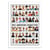 Affiche 30x40 cm - Wes Anderson Characters - Olivier Bourdereau