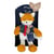 Peluche renard en coton bio 25 cm - Maïlou Tradition