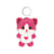 Peluche - Porte-clés en peluche Chat BERRY rose framboise – Cutydoos Love – 8 cm