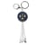 YELLO KOKO Câble USB 3-en-1 Micro-USB / USB-C / Lightning design Porte-Clés Balance Blanc
