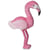 Peluche geante : flamant rose 1m20 - grande peluche 120cm