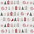 Tissu Coton imprimé Digital Arty Anvers Noël sur fond Blanc