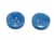 20 BOUTONS Acrylique BLEU rond diamètre 11,5 mm 4 trous - creation couture diy