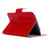 Housse Universelle Simili Peau Crocodile Tablette 7 Pouces Rabat Pression Rouge