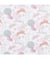 Tissu coton enfant lièvre et lapin de 150 cm de largeur Blanc vendu par 50 cm