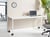 Bureau pliable Panneau de particules mélaminé (MFC) Blanc CAVI - Beliani