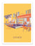 Affiche 50 x 70 cm -  Ile de Groix - café de la jetée - Artmoric