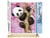Peinture par Numéro Figured'Art - Bébé Panda - Kit de Loisir Créatif DIY Numéro d'Art Complet - 40x50cm toile roulée + châssis en bois à monter