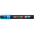 Lot de 12 marqueurs peinture pointe conique moyenne 1,8 - 2,5mm - POSCA - Bleu clair