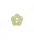 Carte de 3 boutons Fleurs vert 18mm - Union Knopf Vert