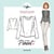 Patron Craftine Top Piment - Format Papier