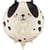 Ballon Aluminium Hélium Happy Birthday Chien   Ø 35 cm
