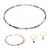 Collier, bracelet et boucles d'oreilles Serena en pierres Tourmaline - Sloya